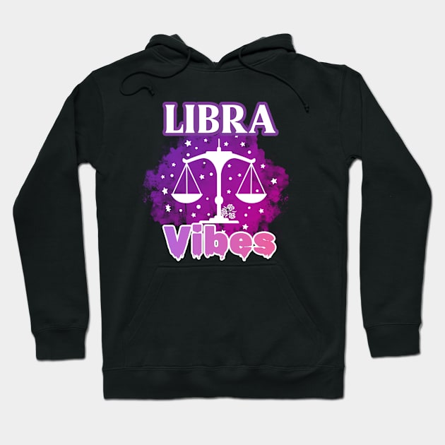 Libra vibes Hoodie by RoseaneClare 